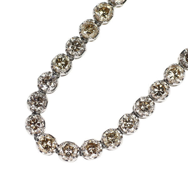Pt950/ Pt850 ダイヤモンド テニス ネックレス 10.00ct