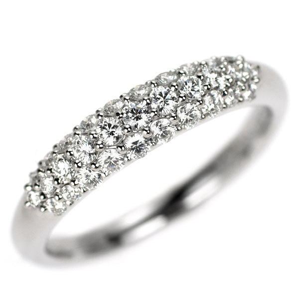 ポーラ Pt900 ダイヤモンド リング 0.54ct パヴェ
