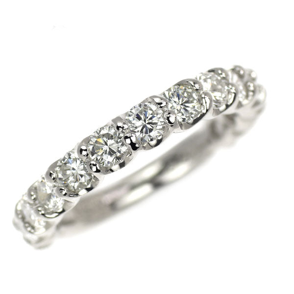 Pt900 ダイヤモンド リング 1.00ct セミエタニティ ピンキー
