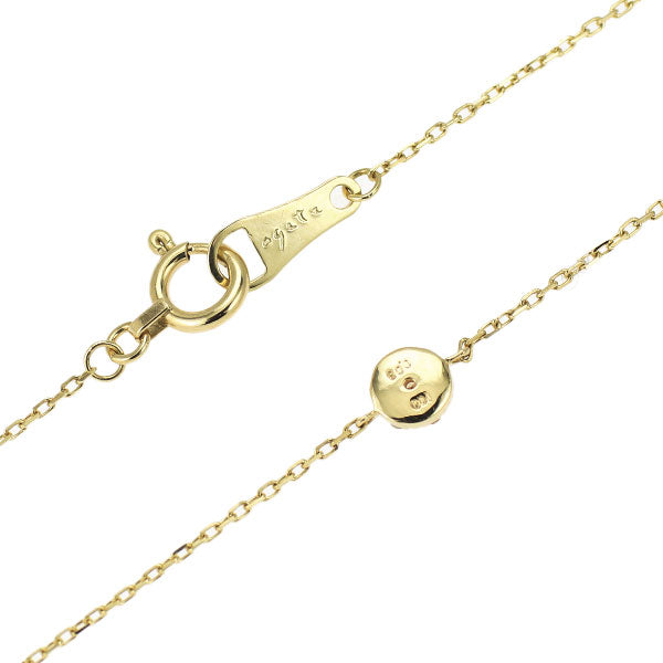 アガット K10YG ダイヤモンド ブレスレット 0.03ct