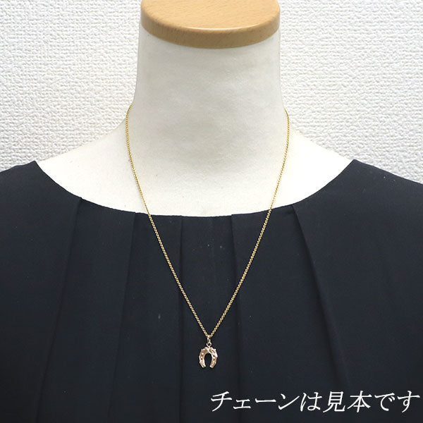 アガット K10PG ペンダントトップ ホースシュー