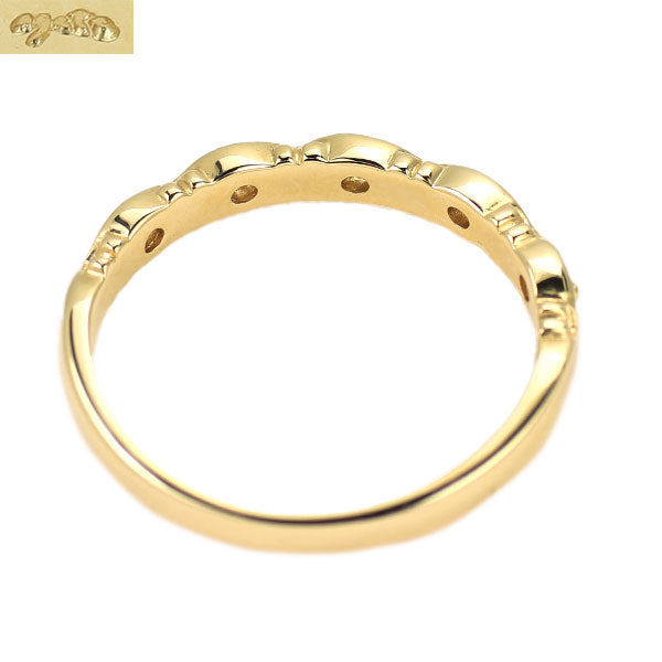 アガット K10YG ダイヤモンド リング 0.07ct