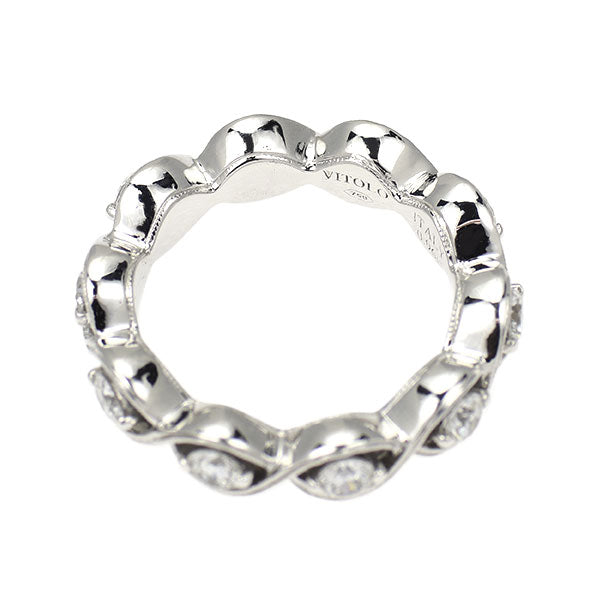 VITOLO（ヴィトロ） K18WG ダイヤモンド リング 0.96ct フルエタニティ