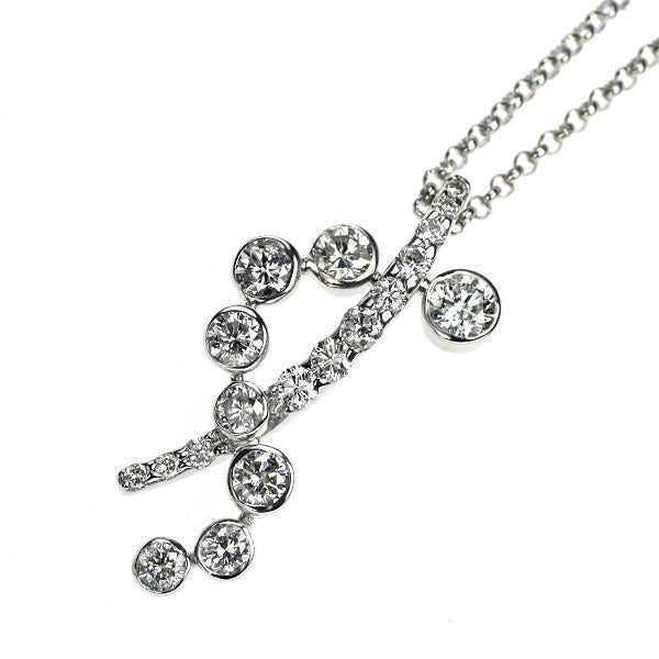 K18WG ダイヤモンド ペンダントネックレス 1.00ct