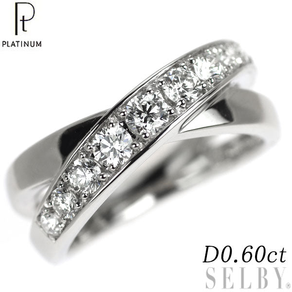 プラチナギルド Pt950 ダイヤモンド リング 0.60ct