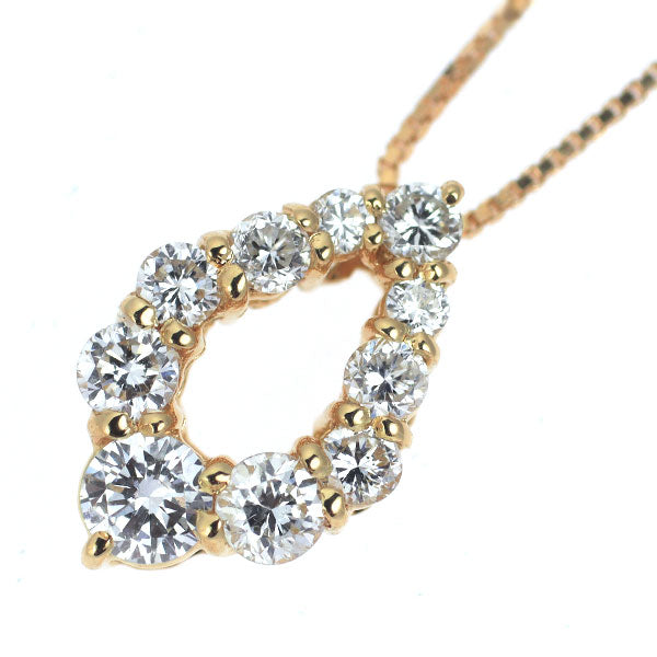 K18YG ダイヤモンド ペンダントネックレス 0.51ct