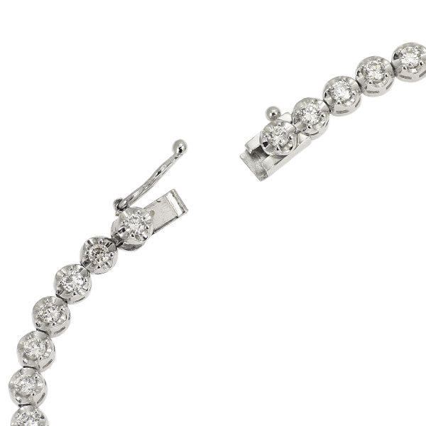 Pt900 ダイヤモンド ブレスレット 2.08ct テニス