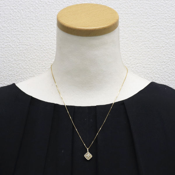 K18YG ダイヤモンド ペンダントネックレス 0.40ct