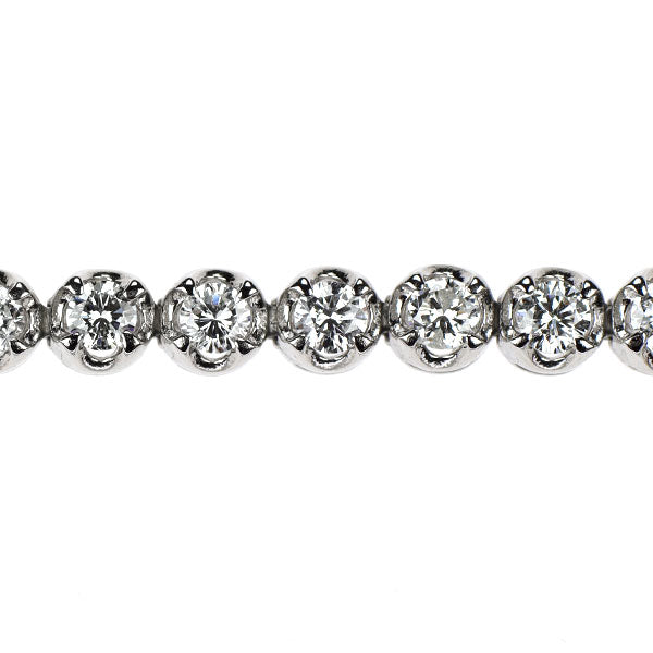 Pt850 ダイヤモンド テニス ブレスレット 3.047ct