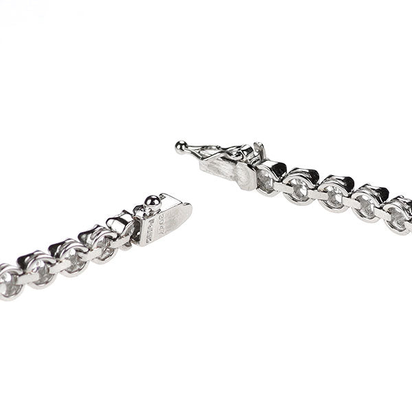 Pt850 ダイヤモンド テニス ブレスレット 3.047ct