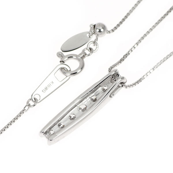 K18WG H＆C ダイヤモンド ペンダントネックレス 0.30ct