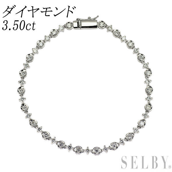 K18WGダイヤテニスブレスレット K18WG ダイヤモンド テニス