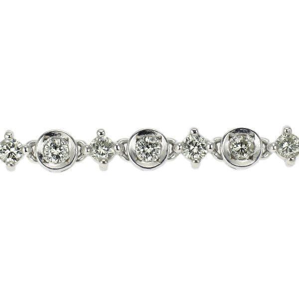 K18WG ダイヤモンド テニス ブレスレット 3.50ct