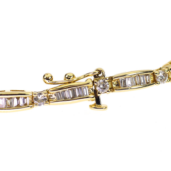 K18YG ダイヤモンド ブレスレット 2.00ct