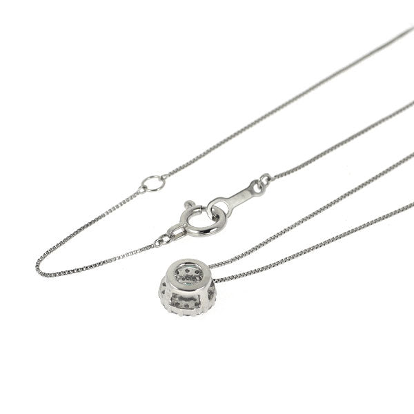 希少 Pt900/Pt850 パライバ トルマリン ダイヤモンド ペンダントネックレス 0.09ct D0.07ct