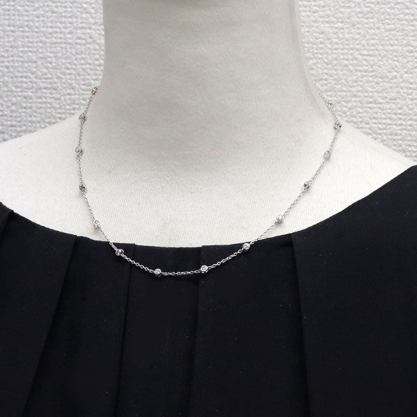 Pt900/ Pt850 ダイヤモンド ネックレス 1.00ct ステーション