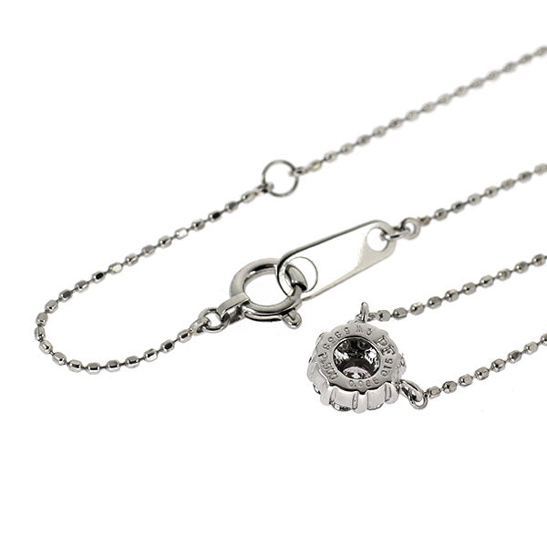 Pt900/Pt850 天然ピンクダイヤモンド ペンダントネックレス 0.085ct D0.15ct