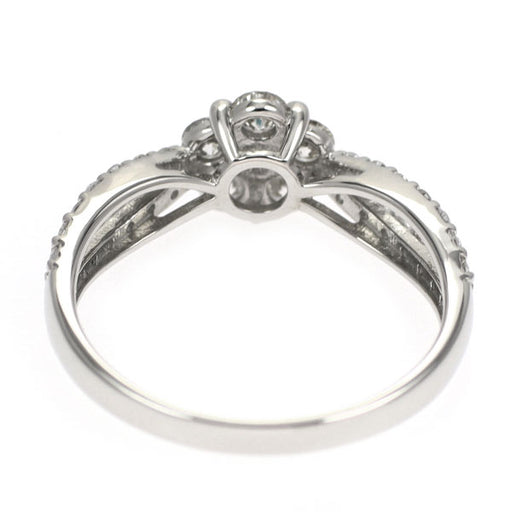 Pt950 パライバトルマリン ダイヤモンド リング 0.02ct D0.69ct  