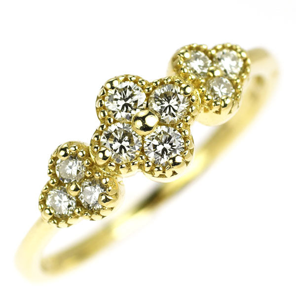 K18YG ダイヤモンド リング 0.30ct