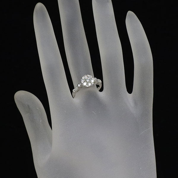 コロネット K18WG ダイヤモンド リング 0.84ct