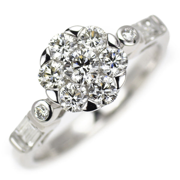 コロネット K18WG ダイヤモンド リング 0.84ct