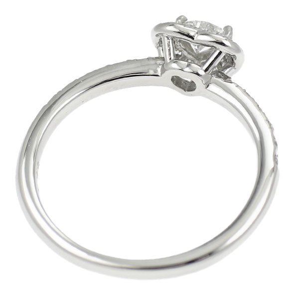 Pt950 ハートシェイプ ダイヤモンド リング 0.189ct G SI1 D0.28ct