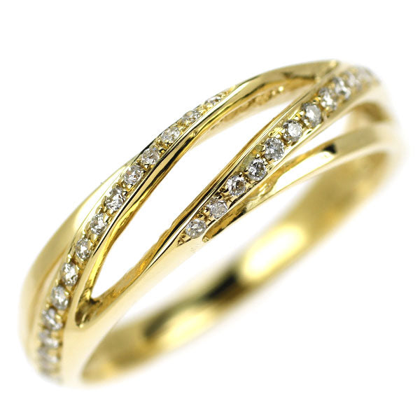 K18YG ダイヤモンド リング 0.15ct