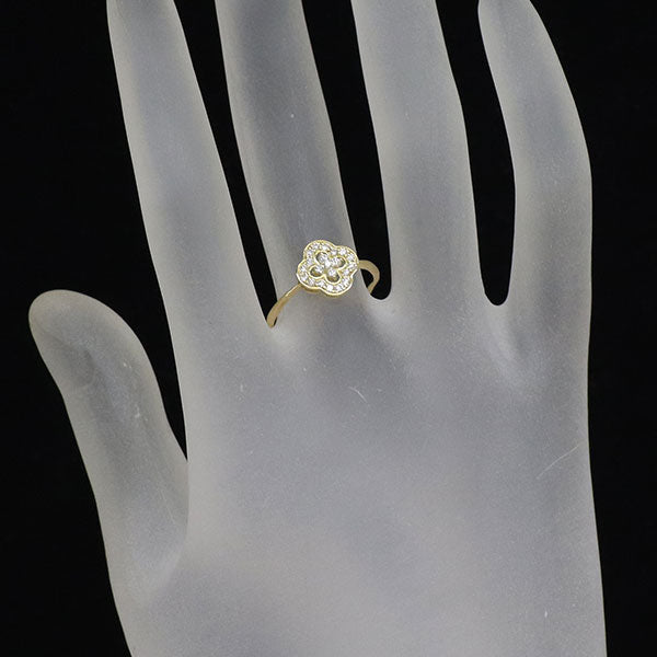 K18YG ダイヤモンド リング 0.20ct