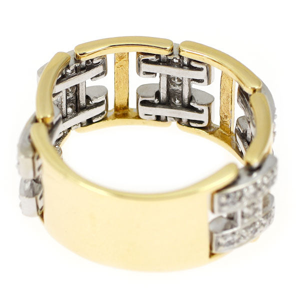 K18YG/WG ダイヤモンド リング 0.50ct