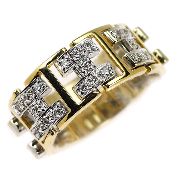 K18YG/WG ダイヤモンド リング 0.50ct