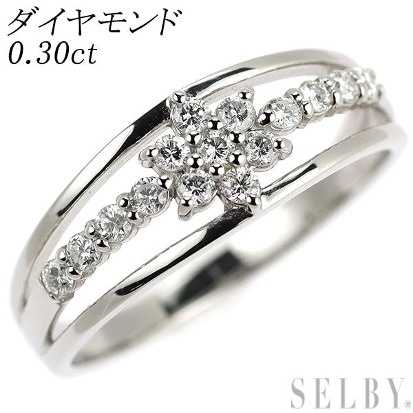 Pt900 ダイヤモンド リング 0.30ct — セルビーオンラインストア 