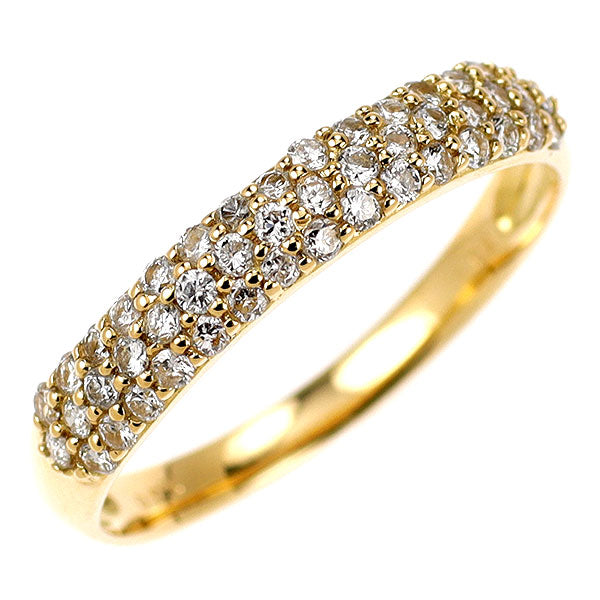 K18YG ダイヤモンド リング 0.30ct パヴェ