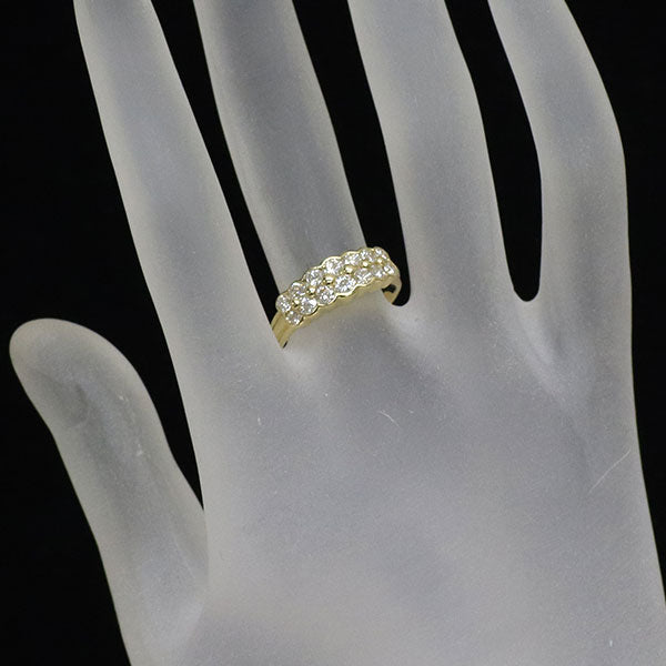 K18YG ダイヤモンド リング 1.02ct