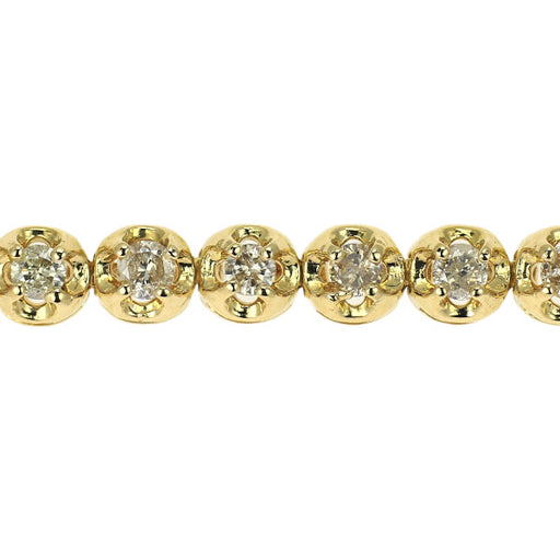 K18YG ダイヤモンド ブレスレット 1.00ct テニス — セルビーオンライン