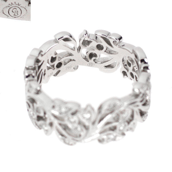 カールブラックバーン K18WG ダイヤモンド リング 0.38ct