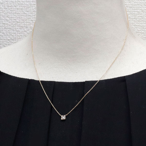 ベルシオラ K18YG ダイヤモンド ペンダントネックレス 0.11ct