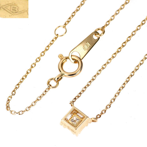 ベルシオラ K18YG ダイヤモンド ペンダントネックレス 0.11ct