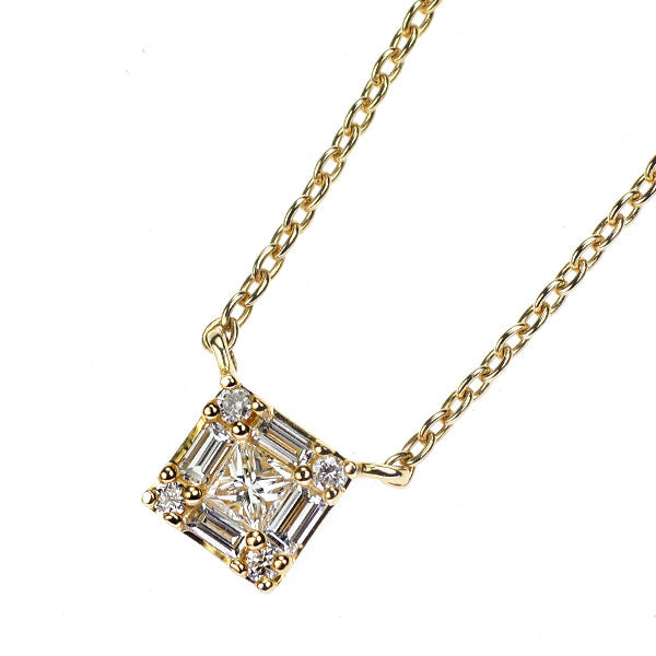 ベルシオラ K18YG ダイヤモンド ペンダントネックレス 0.11ct