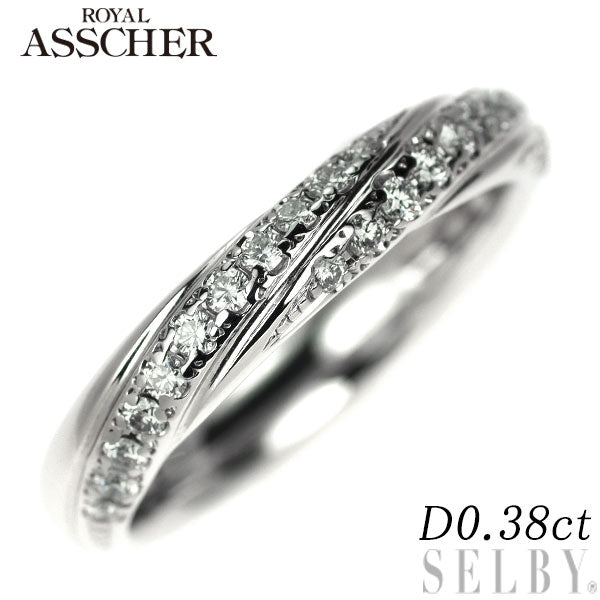 ロイヤルアッシャー Pt950 ダイヤモンド リング 0.38ct