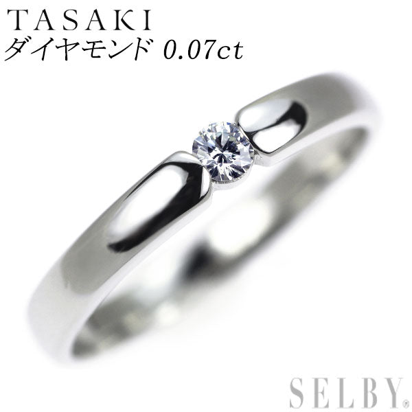 田崎真珠 Pt900 ダイヤモンド リング 0.07ct — セルビーオンラインストア 