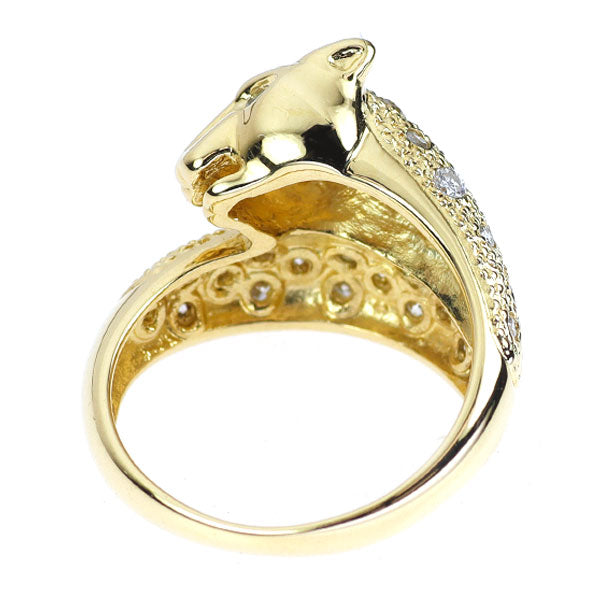K18YG ダイヤモンド リング 0.57ct アニマル