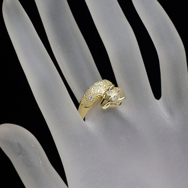 K18YG ダイヤモンド リング 0.57ct アニマル