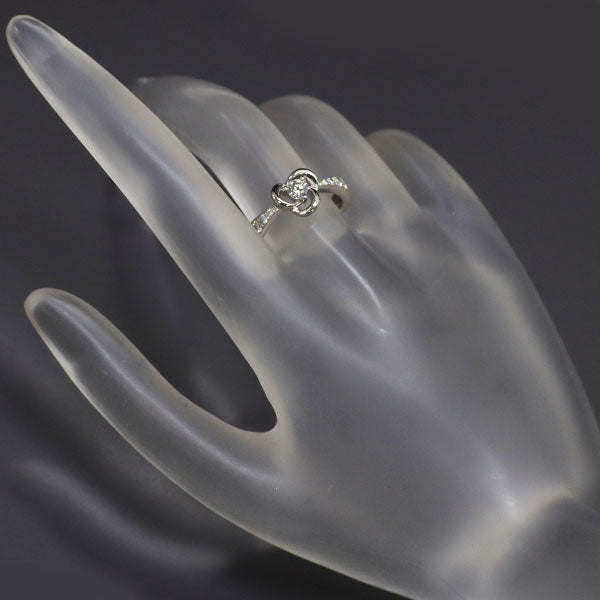 Pt900 ダイヤモンド リング 0.33ct  フラワー