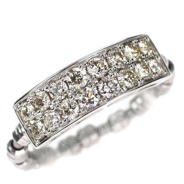 Pt950 ダイヤモンド リング 1.00ct 伸縮式
