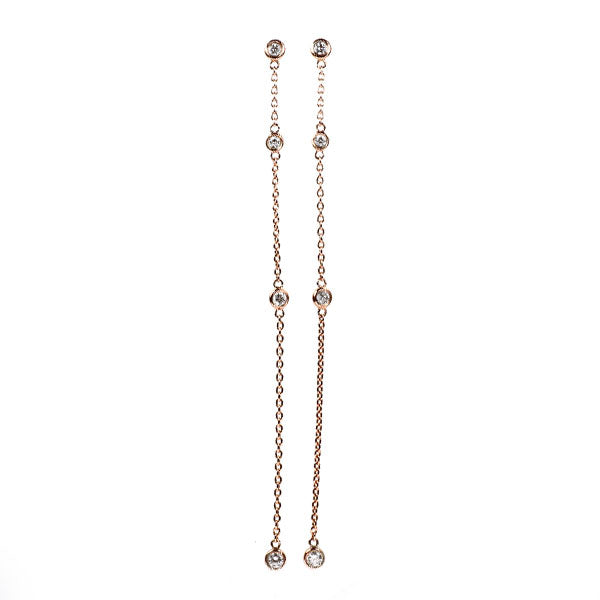 K18PG ダイヤモンド ピアス 0.30ct