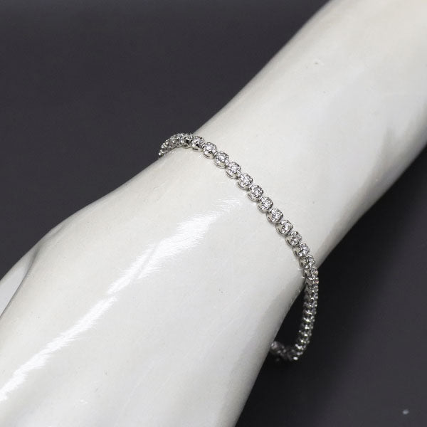 Pt850 ダイヤモンド ブレスレット 1.00ct テニス