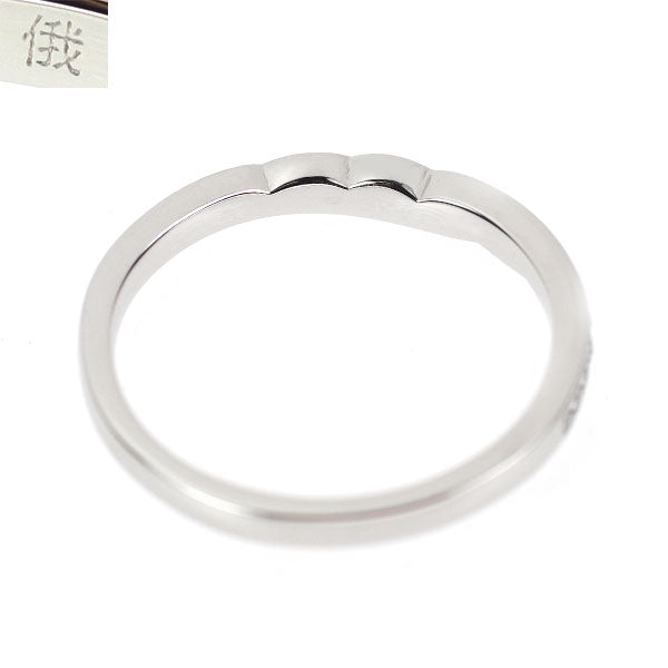俄 Pt950 ダイヤモンド リング 花麗