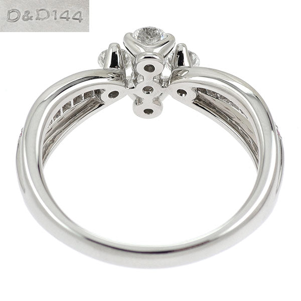 D&D144 希少 Pt900 ダイヤモンド 天然ピンクダイヤモンド リング 0.59ct PD0.16ct