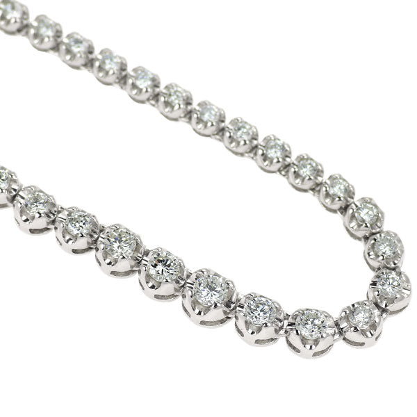 Pt850 ダイヤモンド テニス ネックレス 3.00ct