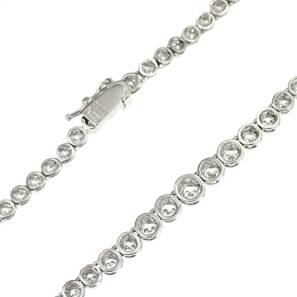 Pt850 ダイヤモンド テニス ネックレス 3.00ct